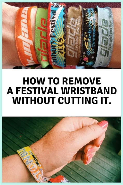 How to Remove Festival Wristbands .